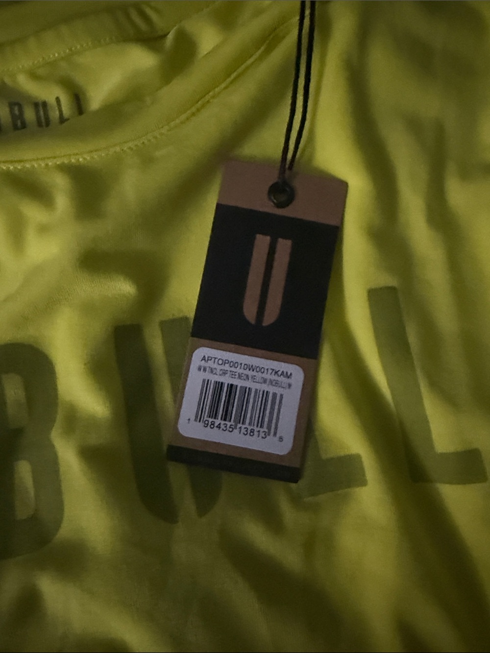 NEW! NOBULL WOMENS Neon Yellow SHORT SLEEVE WORKOUT TEE SIZE Medium NWT - Picture 3 of 3